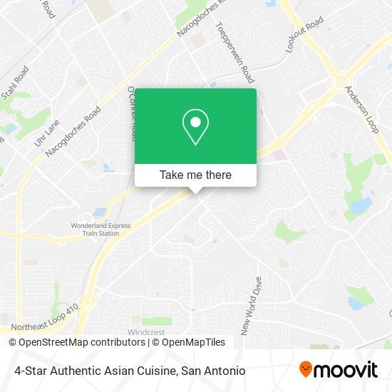 4-Star Authentic Asian Cuisine map