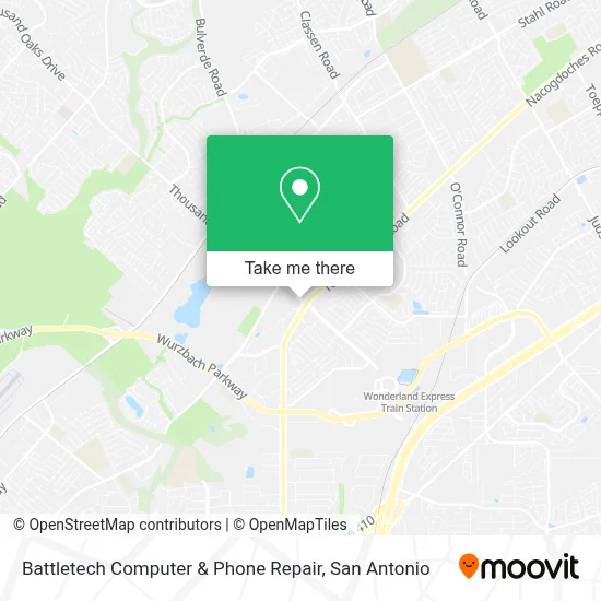 Battletech Computer & Phone Repair map