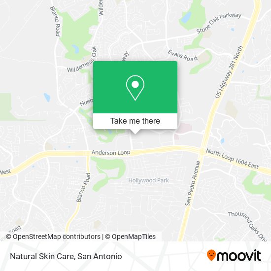 Natural Skin Care map