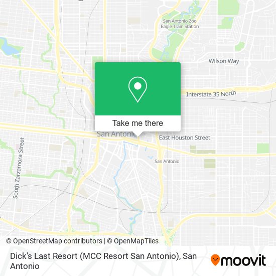 Dick's Last Resort (MCC Resort San Antonio) map