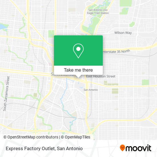 Express Factory Outlet map