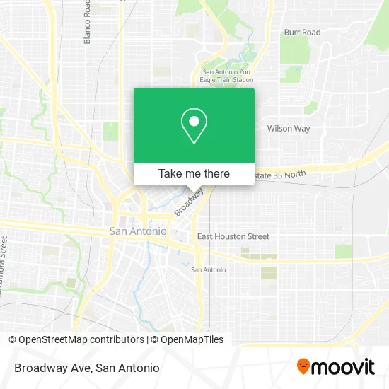 Broadway Ave map
