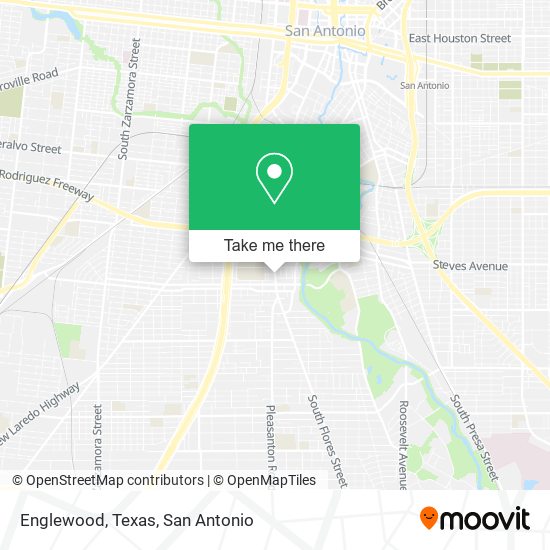 Mapa de Englewood, Texas