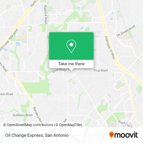 Oil Change Express map