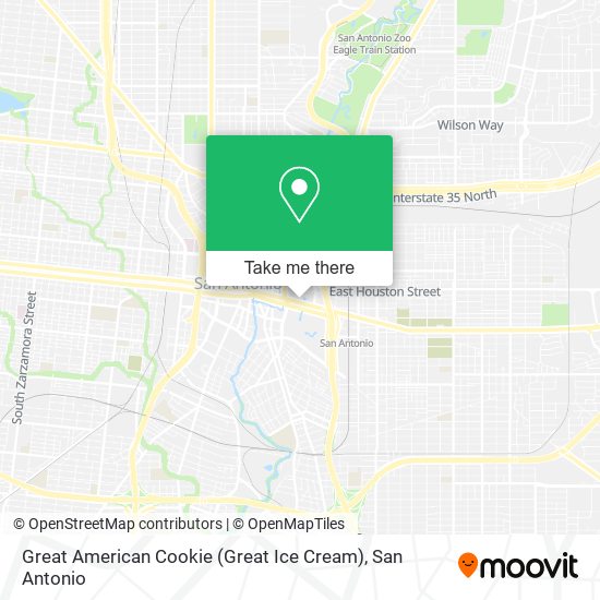 Great American Cookie (Great Ice Cream) map