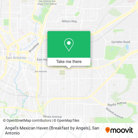 Mapa de Angel's Mexican Haven (Breakfast by Angels)
