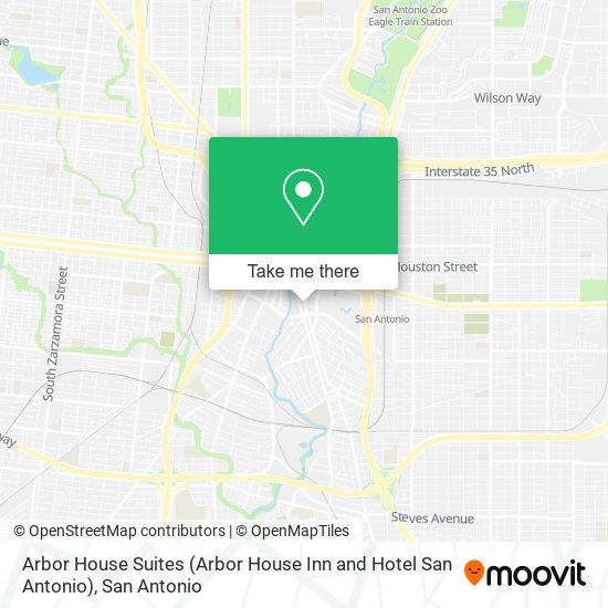 Mapa de Arbor House Suites (Arbor House Inn and Hotel San Antonio)