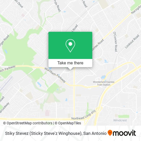 Stiky Stevez (Sticky Steve'z Winghouse) map
