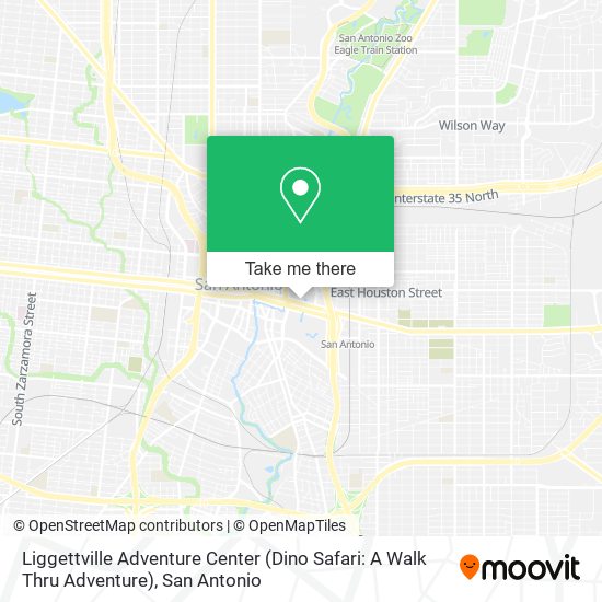 Liggettville Adventure Center (Dino Safari: A Walk Thru Adventure) map