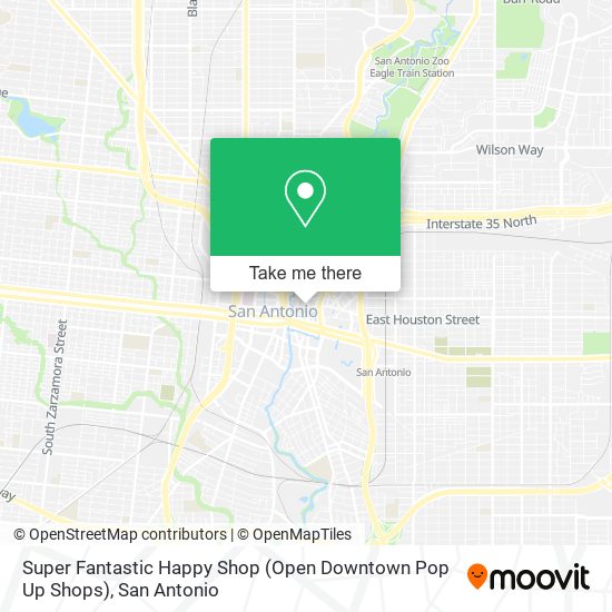 Mapa de Super Fantastic Happy Shop (Open Downtown Pop Up Shops)