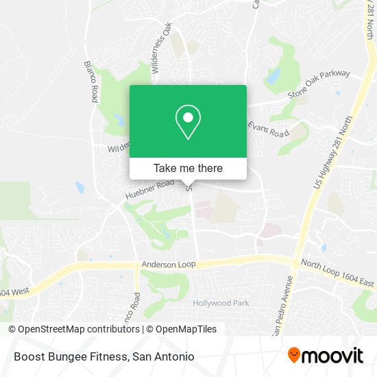 Boost Bungee Fitness map
