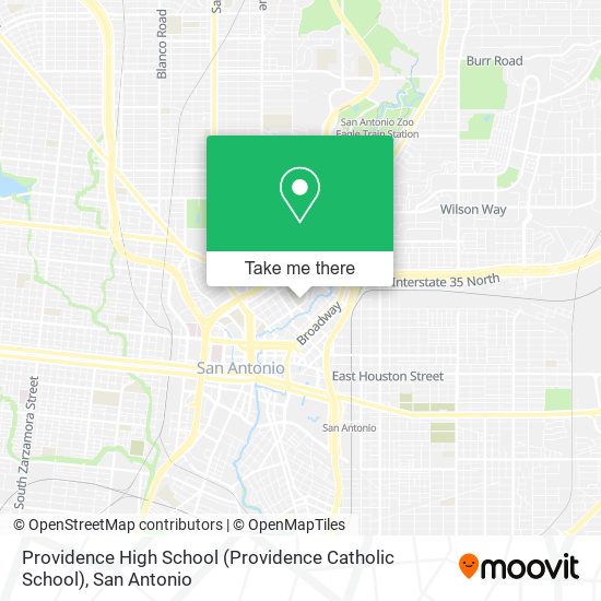 Mapa de Providence High School (Providence Catholic School)