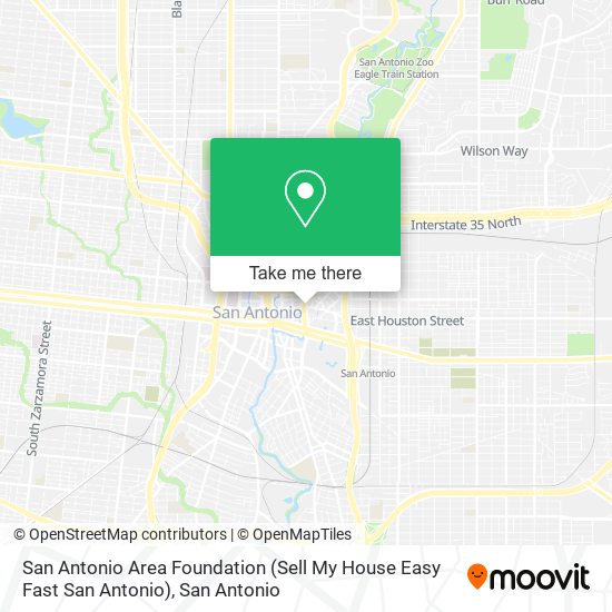 San Antonio Area Foundation (Sell My House Easy Fast San Antonio) map