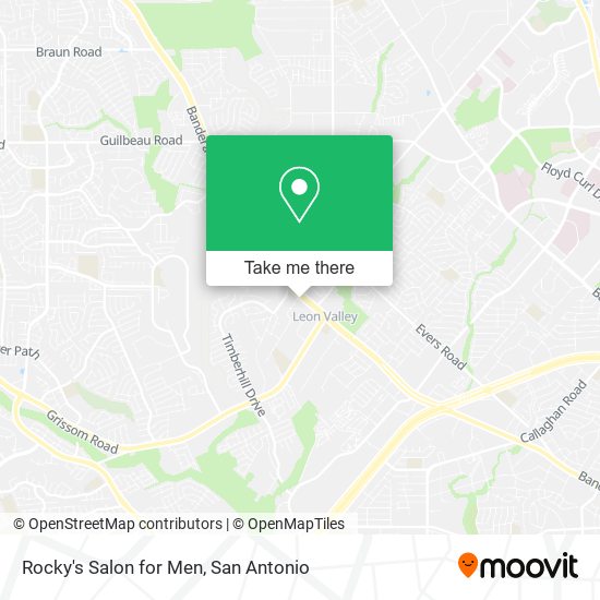 Rocky's Salon for Men map