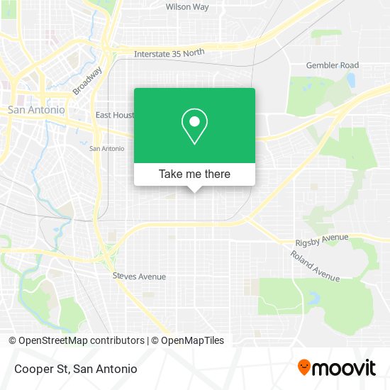 Mapa de Cooper St