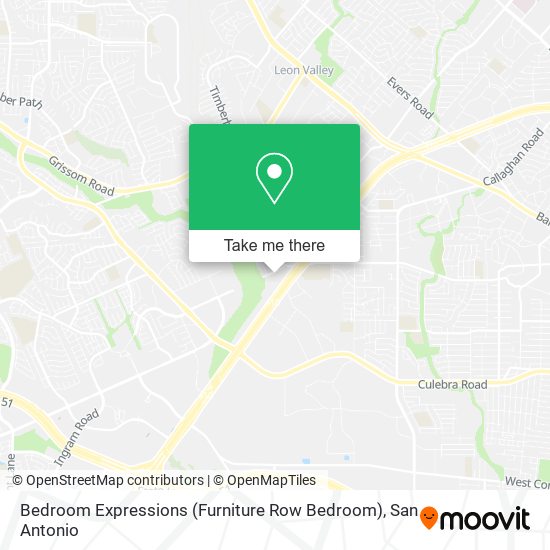 Bedroom Expressions (Furniture Row Bedroom) map