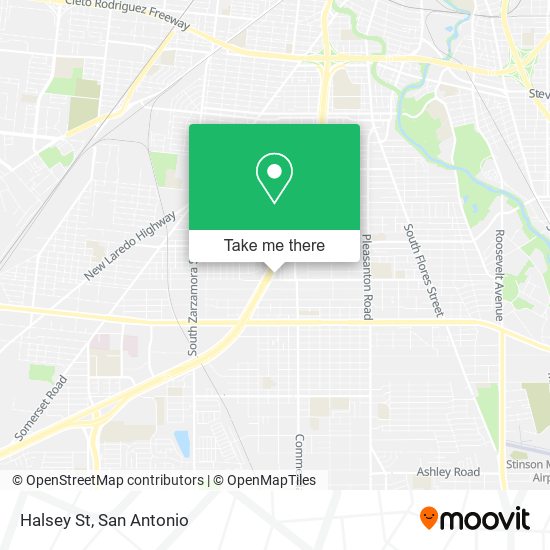 Mapa de Halsey St