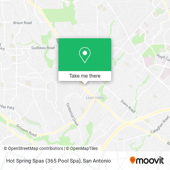 Hot Spring Spas (365 Pool Spa) map