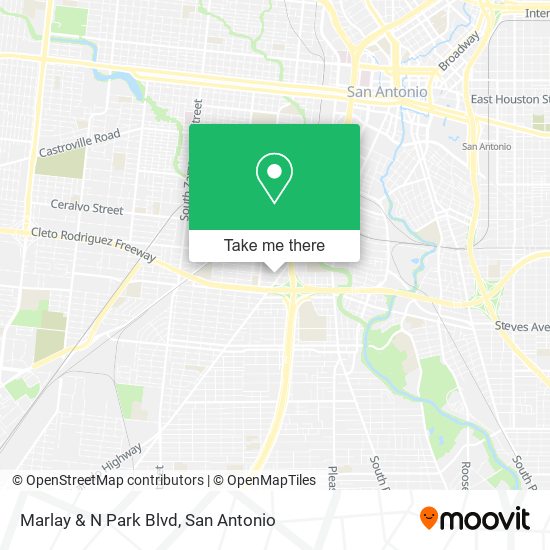 Marlay & N Park Blvd map