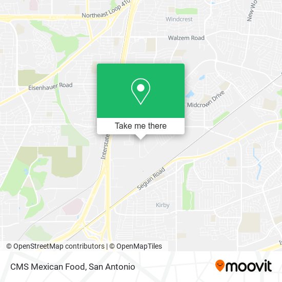 CMS Mexican Food map