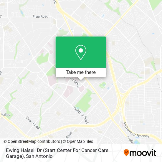 Ewing Halsell Dr (Start Center For Cancer Care Garage) map