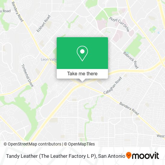 Mapa de Tandy Leather (The Leather Factory L P)