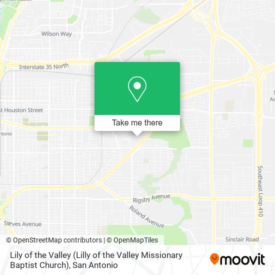 Mapa de Lily of the Valley (Lilly of the Valley Missionary Baptist Church)