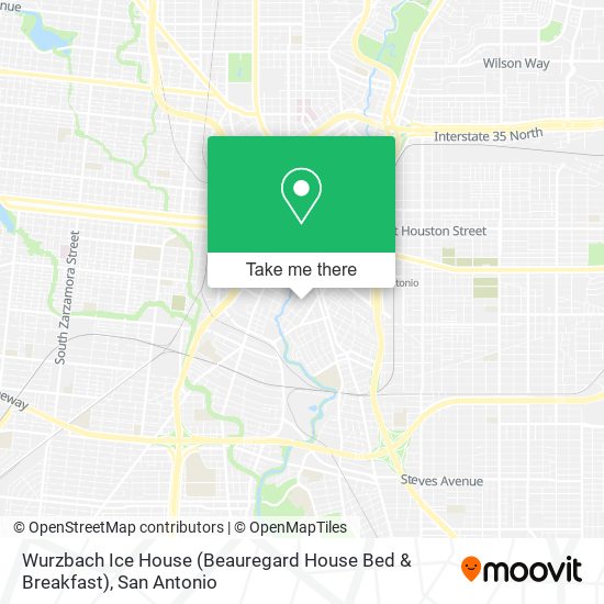 Wurzbach Ice House (Beauregard House Bed & Breakfast) map