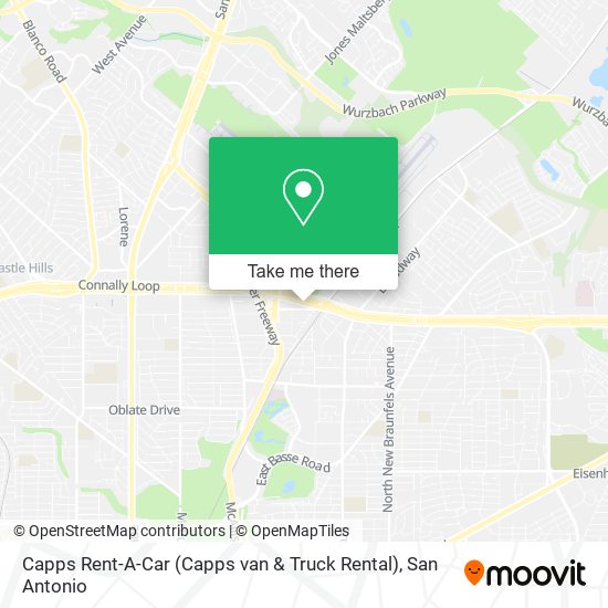 Capps Rent-A-Car (Capps van & Truck Rental) map