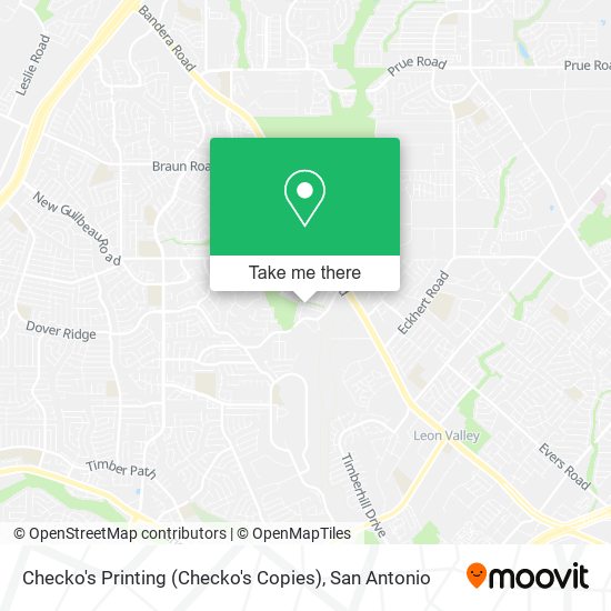 Checko's Printing (Checko's Copies) map