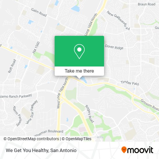 We Get You Healthy map