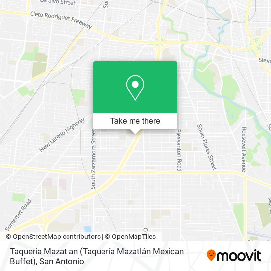 Mapa de Taqueria Mazatlan (Taquería Mazatlán Mexican Buffet)