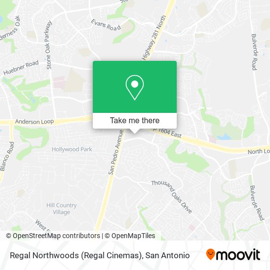 Regal Northwoods (Regal Cinemas) map