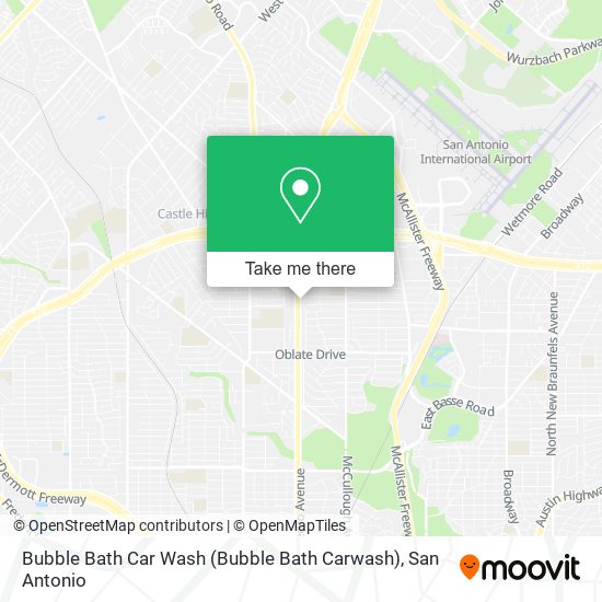 Bubble Bath Car Wash (Bubble Bath Carwash) map