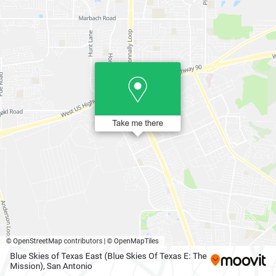 Blue Skies of Texas East (Blue Skies Of Texas E: The Mission) map