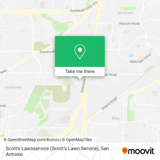 Scotts Lawnservice (Scott's Lawn Service) map