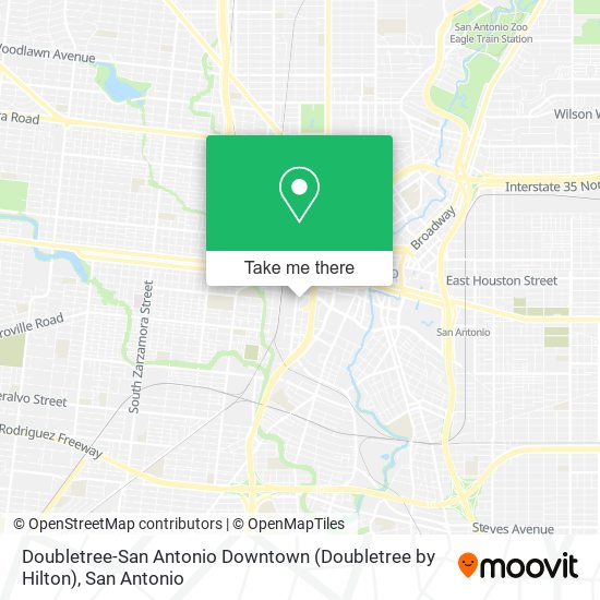 Doubletree-San Antonio Downtown (Doubletree by Hilton) map