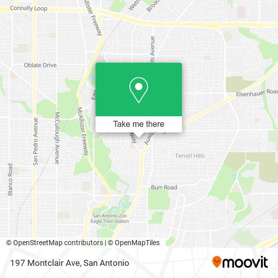 Mapa de 197 Montclair Ave