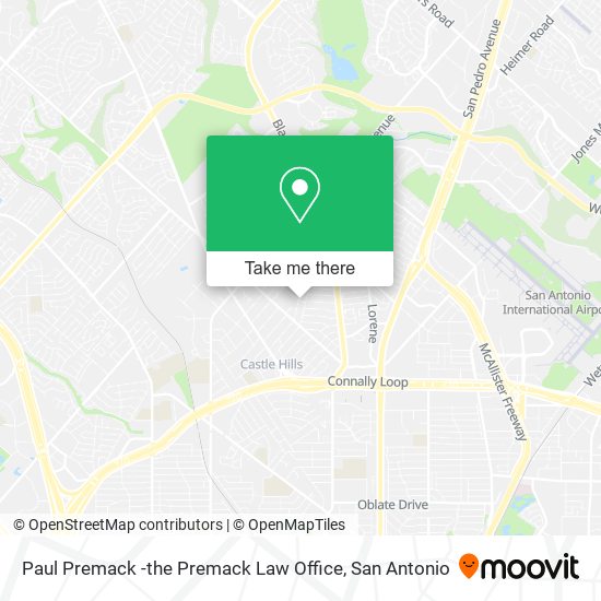 Paul Premack -the Premack Law Office map