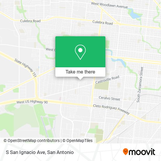 S San Ignacio Ave map