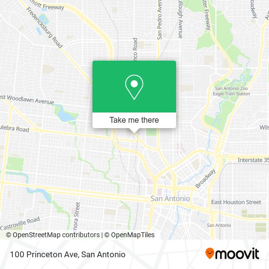 100 Princeton Ave map