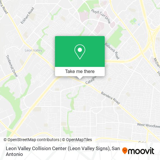 Leon Valley Collision Center (Leon Valley Signs) map