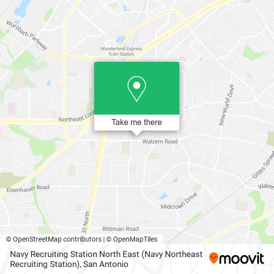 Navy Recruiting Station North East (Navy Northeast Recruiting Station) map