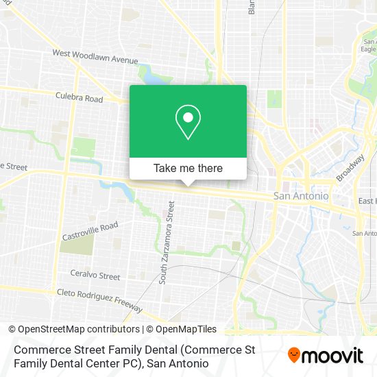 Mapa de Commerce Street Family Dental (Commerce St Family Dental Center PC)