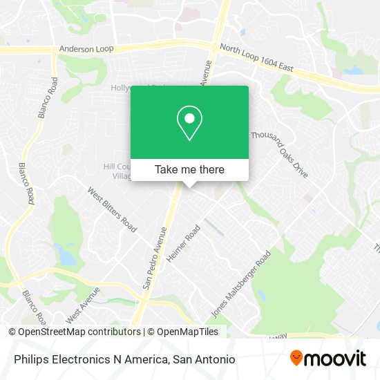 Philips Electronics N America map