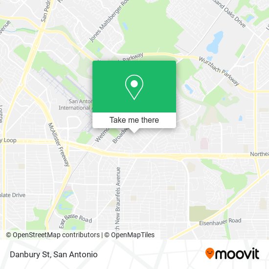 Mapa de Danbury St