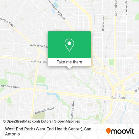 West End Park (West End Health Center) map