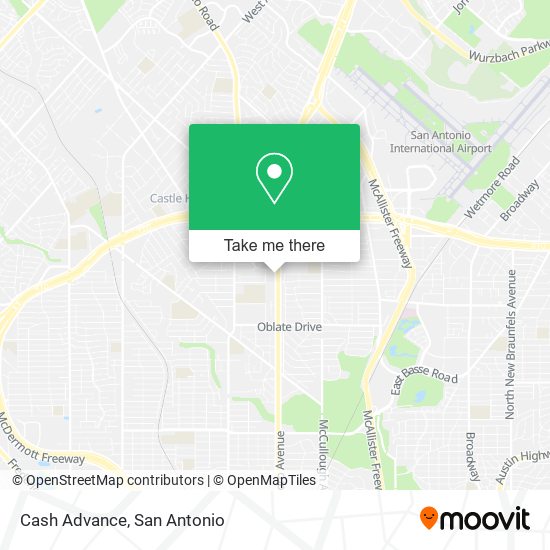 Cash Advance map