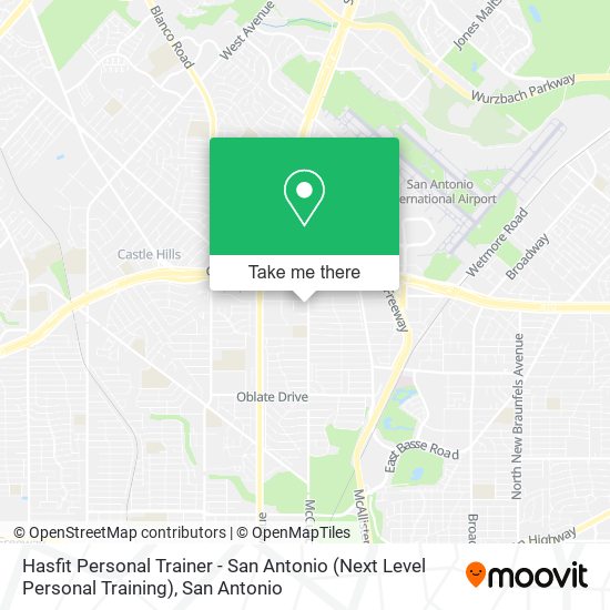 Mapa de Hasfit Personal Trainer - San Antonio (Next Level Personal Training)