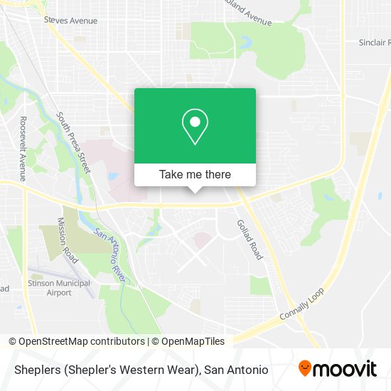 Mapa de Sheplers (Shepler's Western Wear)